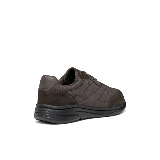 Klaiver Man Running Sneakers in DK Coffee, Suede and Nubuck Effect Upper, Lightweight and Functional City Shoes, Size 45, U56LBA.0EK22.C6024 - Geox - Image 14
