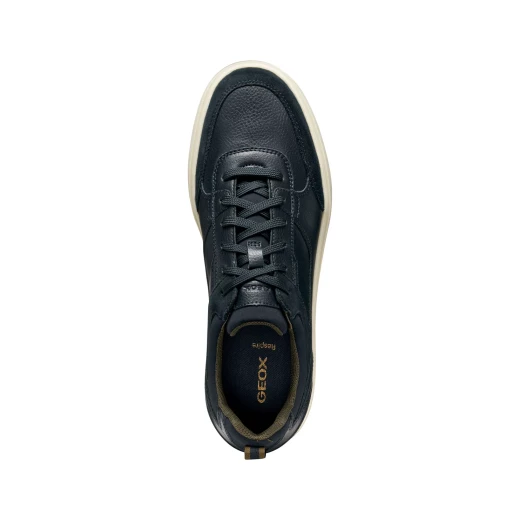 Baltmoore Man Low Cut Sneakers Navy Blue 42 EU Fabric Leather Effect - Geox - Image 10