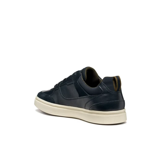 Baltmoore Man Low Cut Sneakers Navy Blue 42 EU Fabric Leather Effect - Geox - Image 15