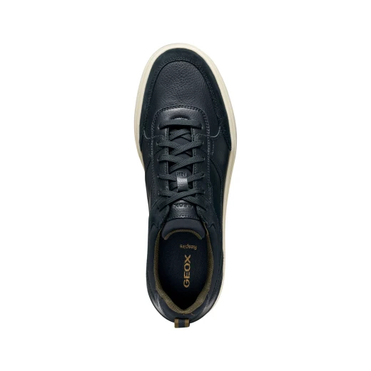 Baltmoore Man Low Cut Sneakers Navy Blue 42 EU Fabric Leather Effect - Geox - Image 18