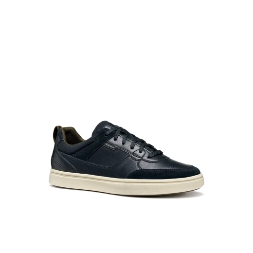 Baltmoore Man Low Cut Sneakers Navy Blue 42 EU Fabric Leather Effect - Geox - Image 4