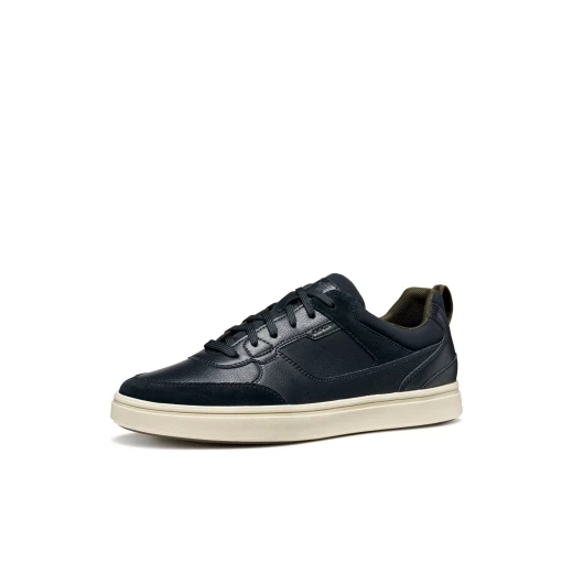 Baltmoore Man Low Cut Sneakers Navy Blue 42 EU Fabric Leather Effect - Geox - Image 5
