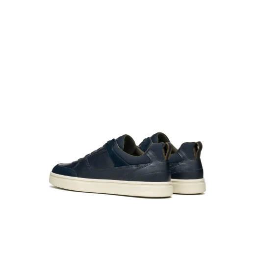 Baltmoore Man Low Cut Sneakers Navy Blue 42 EU Fabric Leather Effect - Geox - Image 9