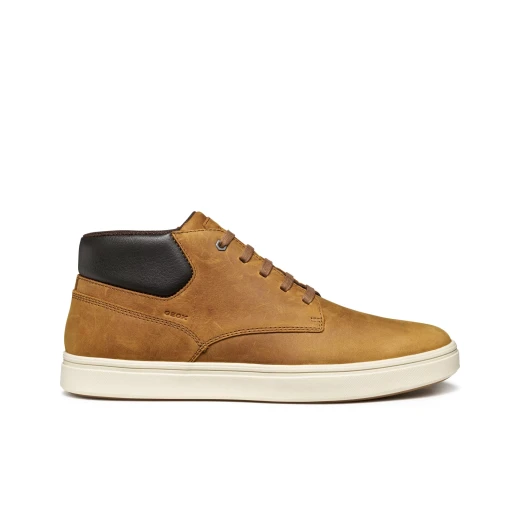 Baltmoore Men's Leather Ankle Boots Toffee Brown 41 City Style - Geox - Image 2