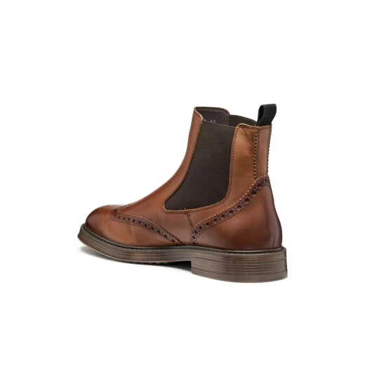 Henreys Man Ankle Boots Cognac Leather 42 City Style Formal and Casual - Henreys - Image 8