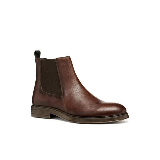 Henreys Man Ankle Boots Light Brown Tumbled Leather Rubber Sole 44 - Henreys - Image 6