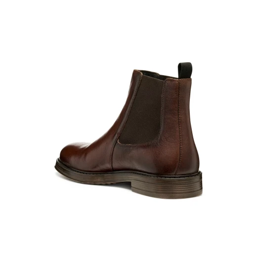 Henreys Man Ankle Boots Light Brown Tumbled Leather Rubber Sole 45 - Henreys - Image 8
