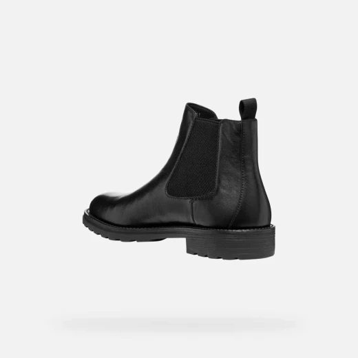 Redclif Men's Ankle Boots Black Calfskin U56LXB.0003C.C9999 Elasticated Side Panels City Style Size 46 Stylish Contemporary Design Perfect for Urban Living - Redclif - Image 5