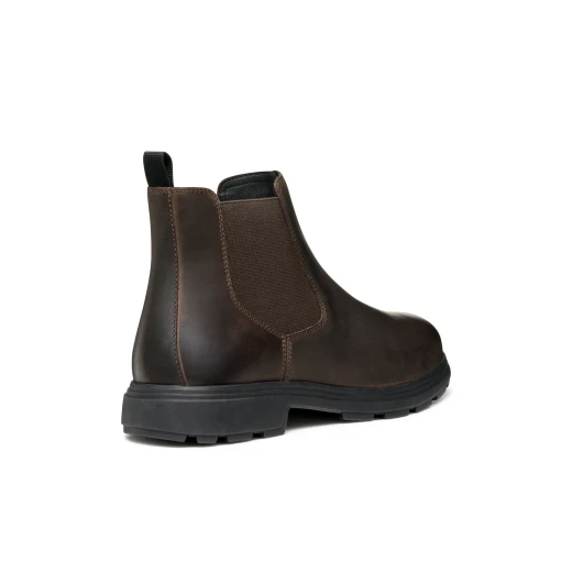 MEIERN MAN Leather Ankle Boots for Men Contemporary City Dressing Coffee Size 42 - Geox - Image 10