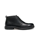 MEIERN Men's Leather Ankle Boots 41 Black Contemporary Design Rubber Sole Durable Comfortable Stylish For Urban Wear Ideal For Busy Days Town Exploration - Meiern man