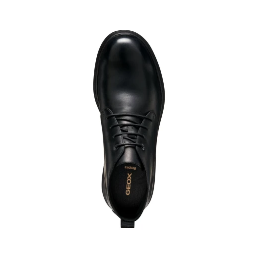 MEIERN Men's Leather Ankle Boots 41 Black Contemporary Design Rubber Sole Durable Comfortable Stylish For Urban Wear Ideal For Busy Days Town Exploration - Meiern man - Image 4