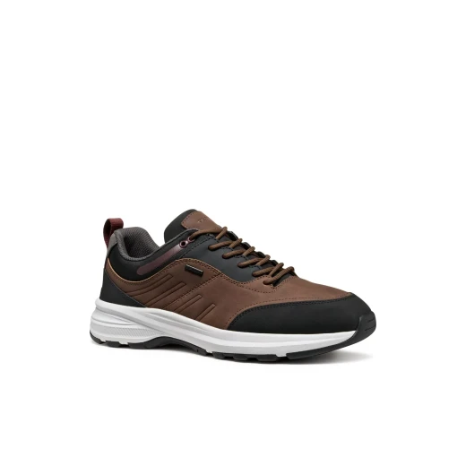 Senales ABX Men's Brown Waterproof Sneakers Size 43, Urban Style Nubuck Effect Design, Breathable Construction, Perfect for City Routine, Weather Resistant Footwear - Senales - Image 4
