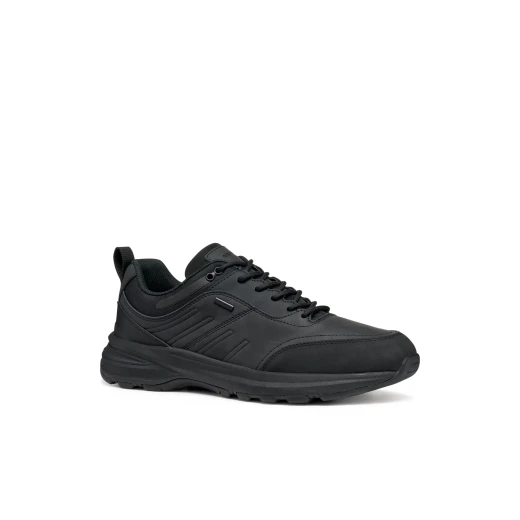 Geox Senales ABX Men's Waterproof Sneakers Black Nubuck Effect U56M2A Urban Style Breathable Shoes Size 41 City Routine Ready - Geox - Image 12