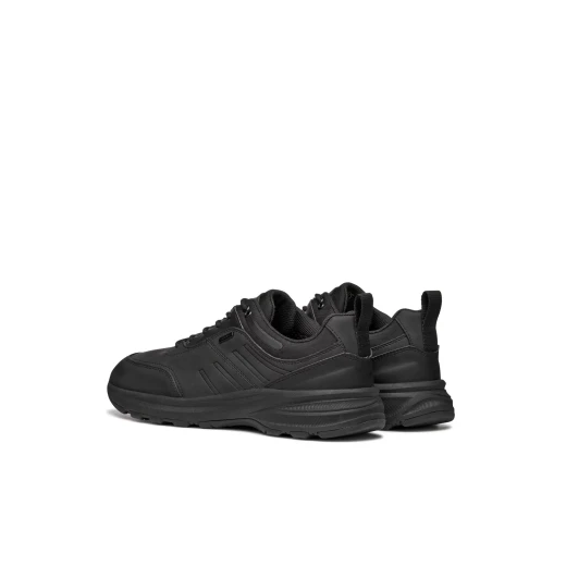 Geox Senales ABX Men's Waterproof Sneakers Black Nubuck Effect U56M2A Urban Style Breathable Shoes Size 41 City Routine Ready - Geox - Image 17