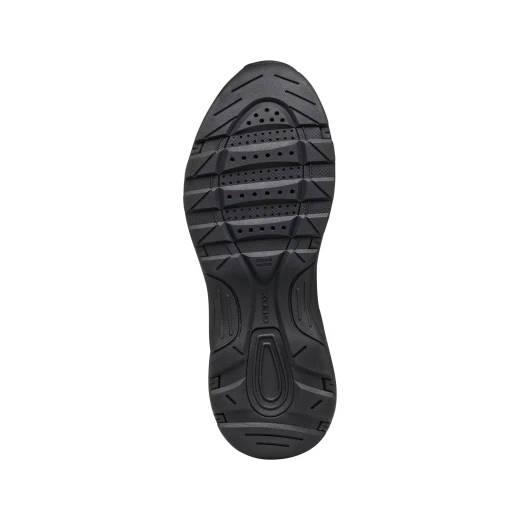 Geox Senales ABX Men's Waterproof Sneakers Black Nubuck Effect U56M2A Urban Style Breathable Shoes Size 41 City Routine Ready - Geox - Image 19