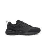 Geox Senales ABX Men's Waterproof Sneakers Black Nubuck Effect U56M2A Urban Style Breathable Shoes Size 41 City Routine Ready - Geox
