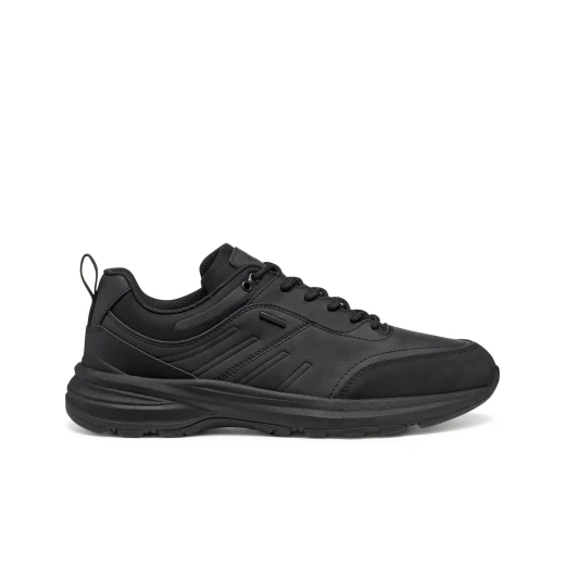 Geox Senales ABX Men's Waterproof Sneakers Black Nubuck Effect U56M2A Urban Style Breathable Shoes Size 41 City Routine Ready - Geox - Image 3