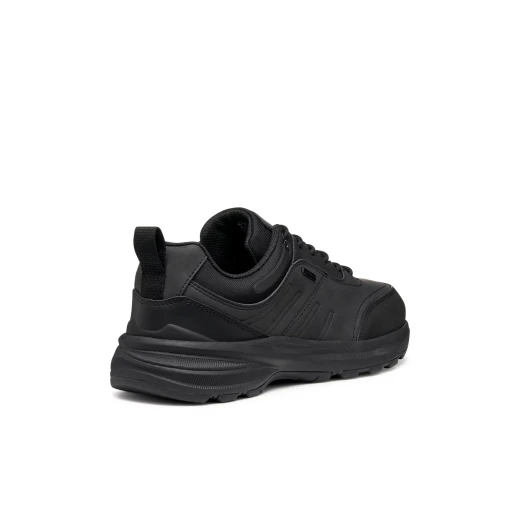 Geox Senales ABX Men's Waterproof Sneakers Black Nubuck Effect U56M2A Urban Style Breathable Shoes Size 41 City Routine Ready - Geox - Image 6