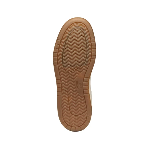 Geox Sedral Court Men's Sneakers Papyrus Colorway, Crafted from Nappa Leather and Suede Detailing, Ideal for Everyday Casual Wear, Size 45, U56M5B.08522.C1056 - Geox - Image 10