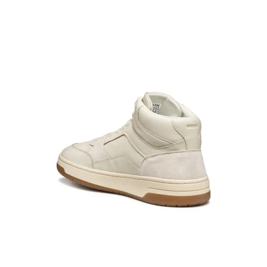 Geox Sedral Court Men's Sneakers Papyrus Nappa Suede Detailing Stylish Casual Footwear Size 40 Contemporary Design Everyday Wearable Item Code U56M5B.08522.C1056 - Geox - Image 8