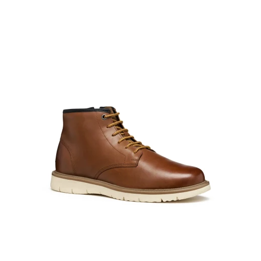 Pove Man Light Brown Leather Ankle Boots for Men Size 41 Contemporary Stylish Design Everyday Wear Premium Quality City Routine Footwear U56M7B.000FF.C6002 - Image 6