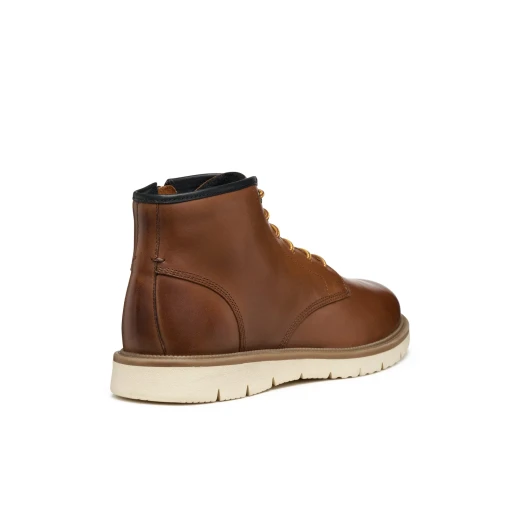 Pove Men's Ankle Boots Light Brown Leather U56M7B Comfortable Everyday Wear Stylish Modern Design Size 42 Perfect City Routine Footwear - Pove - Image 7