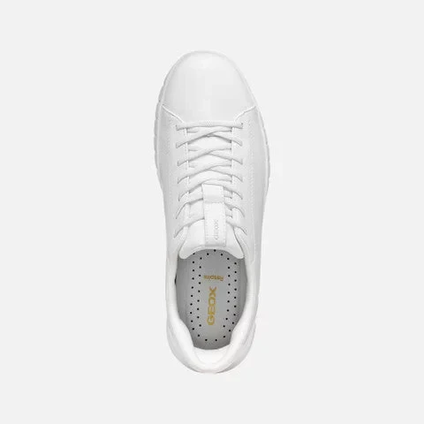Geox Flextride Plus Men's Sneakers White Leather Fast In Technology 45 - Geox - Image 4