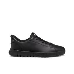 Geox Flextride Plus Men's Sneakers Black Leather 41 Fast In Technology