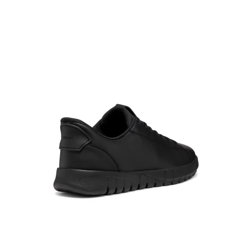 Geox Flextride Plus Men's Sneakers Black Leather 41 Fast In Technology - Geox - Image 7