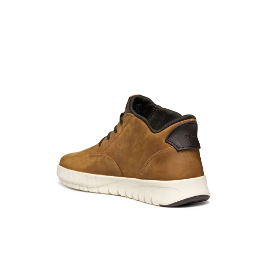 Geox Flextride Plus Man Ankle Boots with Fast In Technology for Easy Foot Entry, Leather Construction, Urban Style, Light Brown, Size 40, U56MAB.000FF.C6002 - Geox - Image 3
