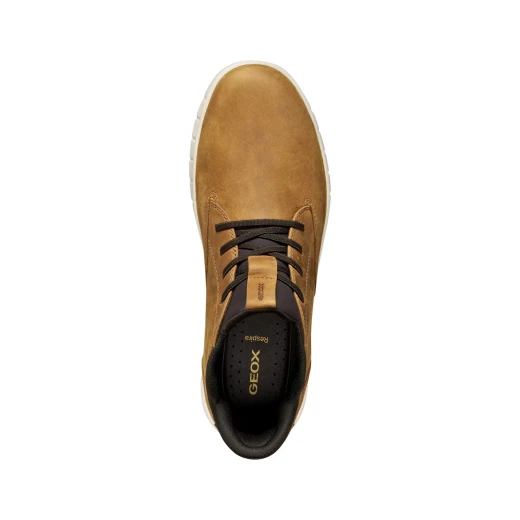 Geox Flextride Plus Man Ankle Boots with Fast In Technology for Easy Foot Entry, Leather Construction, Urban Style, Light Brown, Size 40, U56MAB.000FF.C6002 - Geox - Image 4