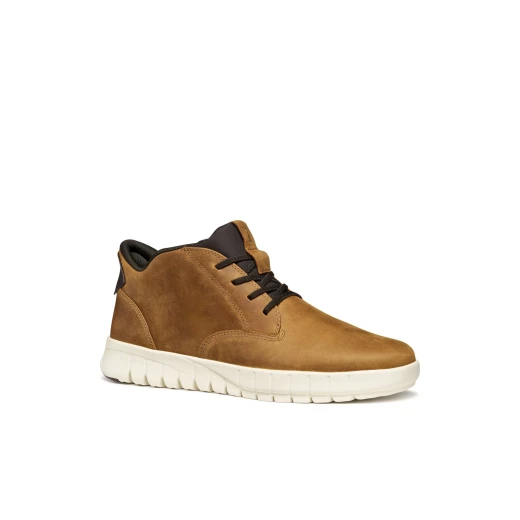 Geox Flextride Plus Man Ankle Boots with Fast In Technology for Easy Foot Entry, Leather Construction, Urban Style, Light Brown, Size 40, U56MAB.000FF.C6002 - Geox - Image 6