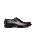 Barberigo Men's Coffee Brown Leather Dress Shoes Stylish Urban Design Size 41 Business Formal Wear - Geox
