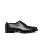 Barberigo Men's Dress Shoes Black Leather Style Urban Design for Business Casual Wear Size 40 Italian Craftsmanship Timeless Appeal - Geox