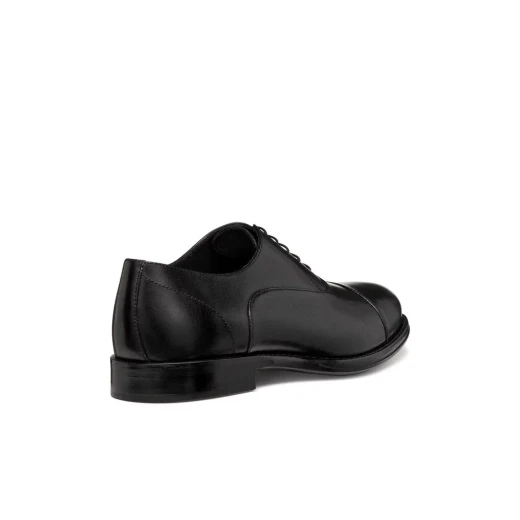 Barberigo Men's Dress Shoes Black Leather Style Urban Design for Business Casual Wear Size 40 Italian Craftsmanship Timeless Appeal - Geox - Image 4