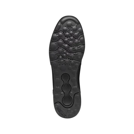 Geox Spherica Actif X3 ABX Men's Breathable Waterproof Sneakers, Black Nappa Leather, Ultra Cushioning, Perfect for Urban Wear, Size 43, Superior Comfort, Stylish Design - Geox - Image 10
