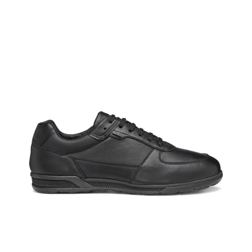 Geox Spherica Actif X3 ABX Men's Breathable Waterproof Sneakers, Ultra Cushioning, Nappa Leather, Perfect for Urban Wear, Black Color, Size 41 - Geox - Image 2