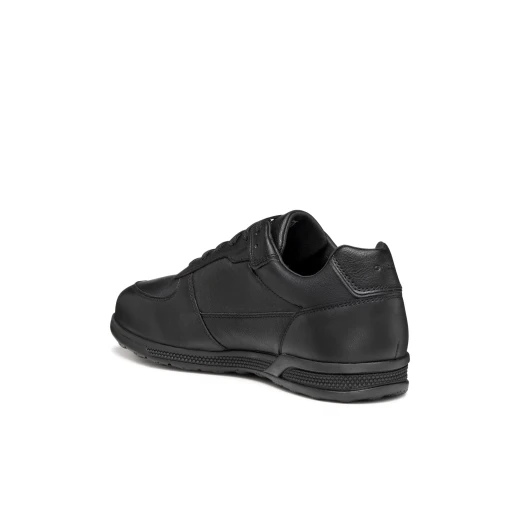 Geox Spherica Actif X3 ABX Men's Breathable Waterproof Sneakers, Ultra Cushioning, Nappa Leather, Perfect for Everyday Urban Wear, Size 45, Black Color - Geox - Image 8