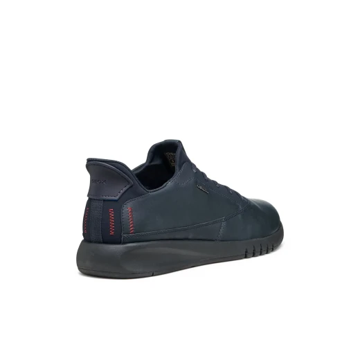 Geox Aerantis Plus Man Navy Sneakers Size 41 Featuring Ultra Breathable Design, Fast In Technology for Easy Entry, and Supple Nappa Leather Upper for Casual City Wear - Geox - Image 7