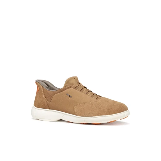 Geox Nebula 2.0 Plus Men's Sneakers Toffee Suede Fabric Lightweight Breathable - Geox - Image 3