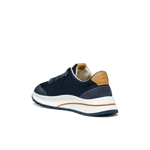 URBANGLIDER Men's Navy Sneakers Active Design Made From Fabric and Nubuck for Dynamic City Living. Features Contemporary Style. Size 40. Model U650KA.01132.C4002 - Geox - Image 5