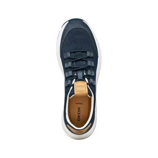 URBANGLIDER Men's Navy Sneakers Active Design Made From Fabric and Nubuck for Dynamic City Living. Features Contemporary Style. Size 40. Model U650KA.01132.C4002 - Geox - Image 6