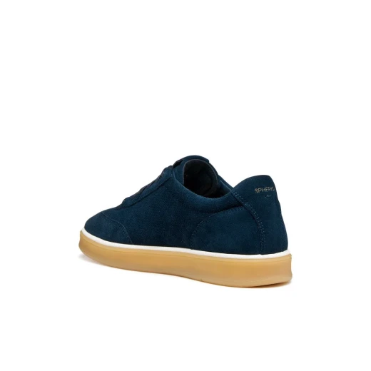 Geox Spherica Actif X4 Men's Navy Suede Sneakers: Maximum Comfort, Superior Cushioning, Enhanced Rebound Effect, Ideal for Travel, Size 45. Style U653JA.00022.C4002 - Image 6
