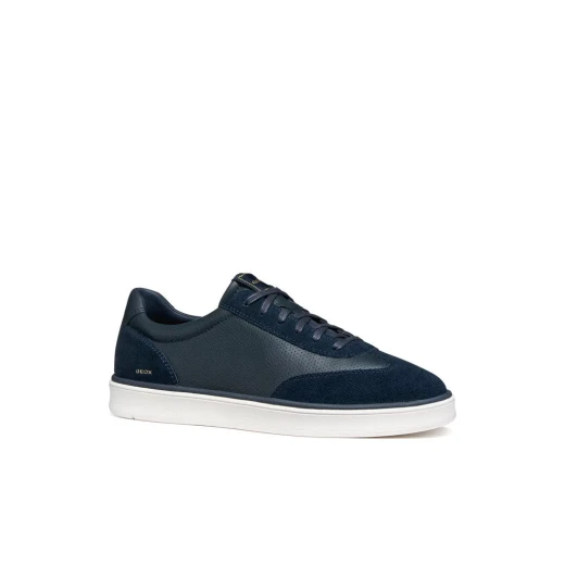Geox Spherica Actif X4 Men's Sneakers Navy Blue Size 40: Premium Leather and Suede Comfort with Enhanced Rebound Effect, Ideal for Travel and Leisure Outfits - Geox - Image 3