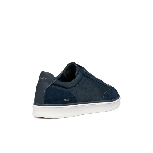 Geox Spherica Actif X4 Men's Sneakers Navy Blue Size 40: Premium Leather and Suede Comfort with Enhanced Rebound Effect, Ideal for Travel and Leisure Outfits - Geox - Image 5