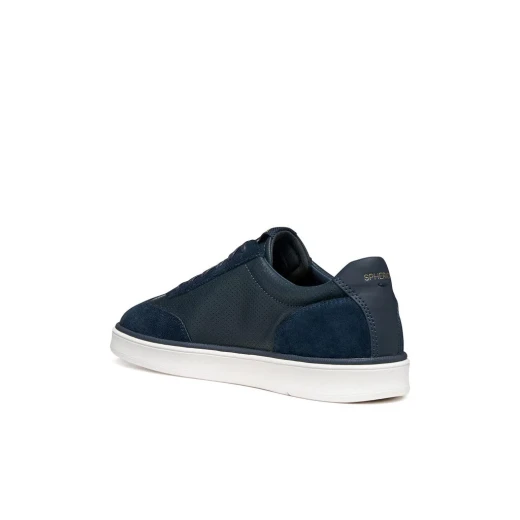 Geox Spherica Actif X4 Men's Sneakers Navy Blue Size 40: Premium Leather and Suede Comfort with Enhanced Rebound Effect, Ideal for Travel and Leisure Outfits - Geox - Image 6