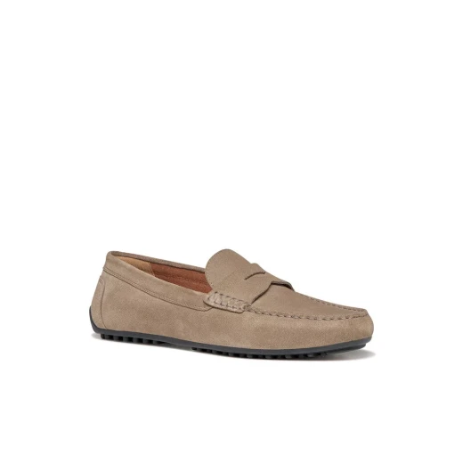 Istria Man Dove Grey Suede Loafer for Men, Size 42, Elegant Metropolitan Style, Breathable and Comfortable Design, Perfect for Modern Look - Geox - Image 3