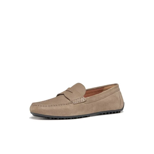 Istria Man Dove Grey Suede Loafer for Men, Size 42, Elegant Metropolitan Style, Breathable and Comfortable Design, Perfect for Modern Look - Geox - Image 4