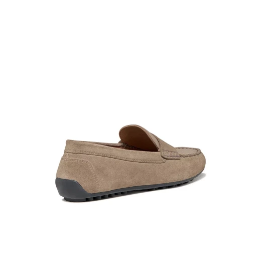 Istria Man Dove Grey Suede Loafer for Men, Comfortable Slip On Design, Size 41 EU, Perfect for Metropolitan Look, Breathable and Flexible - Geox - Image 5