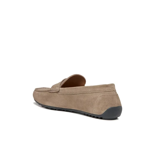 Istria Man Dove Grey Suede Loafer for Men, Comfortable Slip On Design, Size 41 EU, Perfect for Metropolitan Look, Breathable and Flexible - Geox - Image 6